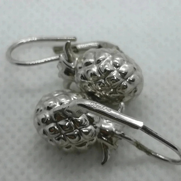 925 pineapple earrings - Picture 3 of 4